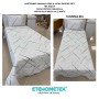 ETEHOMETEX Pamuklu Kapitoneli Yatak Örtüsü Seti TEK KİŞİLİK YANSIMA BEJ 8696474232106